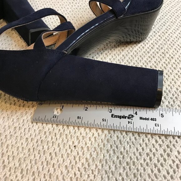 Idifu Women's Chunky High Heel Sandal Strappy Open Toe Ankle Strap Size 6.5 NEW - Picture 6 of 6